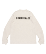 Human Made Henley Neck Shirt White back view