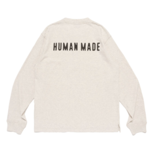 Human Made Henley Neck Shirt White back view