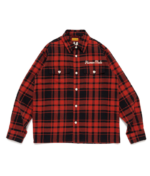 Human Made New Flannel Check Shirt Red フロント