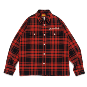 Human Made New Flannel Check Shirt Red フロント