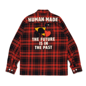 Human Made New Flannel Check Shirt Red バック