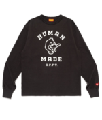 Human Made G.F.F.T Duck T-Shirt Black front view