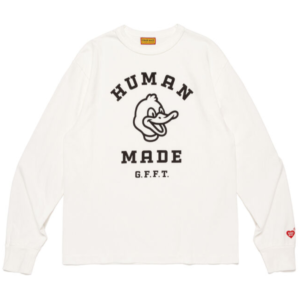Human Made G.F.F.T Duck T-Shirt White front view