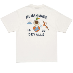Human Made 1939 New T-Shirt White back view showing the rear design