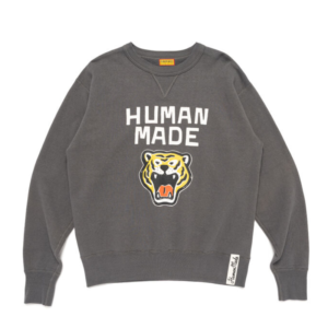 Human Made Tsuriami Sweatshirt Gray front view