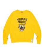 Human Made Tsuriami Sweatshirt Yellow front view
