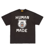 Human Made New Bear Graphic T-Shirt Black front view