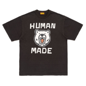 Human Made New Bear Graphic T-Shirt Black front view
