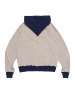 Human Made Zip-Up After Hoodie Gray back view