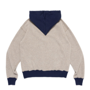 Human Made Zip-Up After Hoodie Gray back view