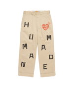 Human Made Chino Pants Beige front view