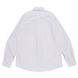 Human Made Oxford Striped BD Shirt Gray back view