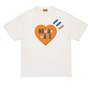 Human Made 3 Lines Graphic T-Shirt White front view