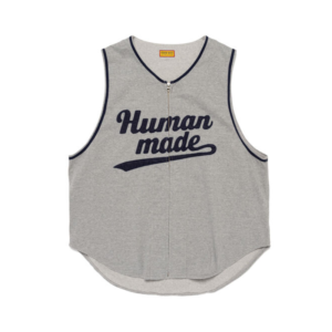 Human Made Baseball Shirt Gray front view