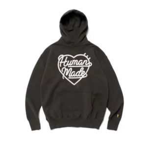 Human Made New Black Hoodie front view